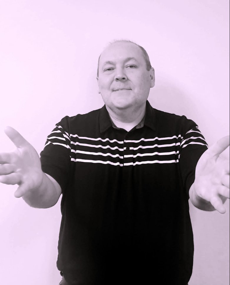 Portrait of children's author Matthew Adam